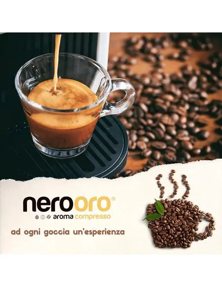 Cialde Caffè Filtro Carta ESE 44mm Caffè Nerooro Miscela Oro 100%  Compostabile