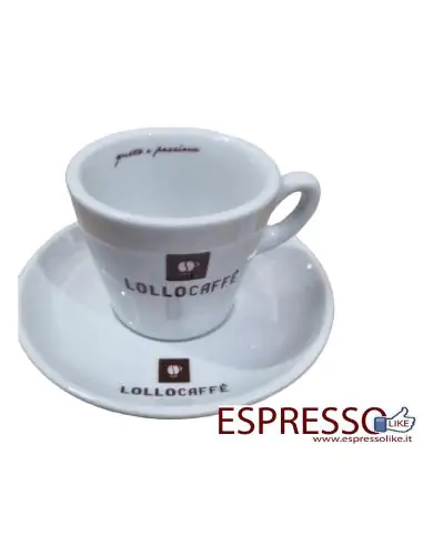 Tazze da Cappuccino Caffè' LOLLO da 6 PZ Con Piattino