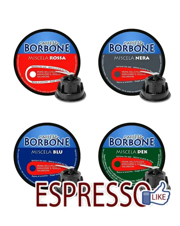 Caffè Borbone - Capsule compatibili Dolce Gusto, miscela Red